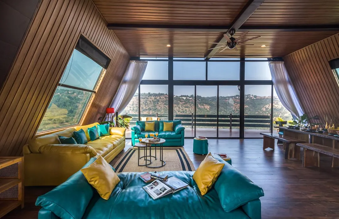 Saffronstays A Vantage, Panchgani - A Pyramid Shaped Unique Luxury Villa With Infinity Valley Views-1