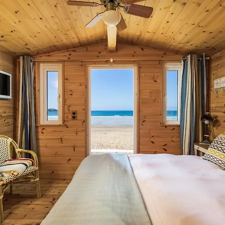 Tolcarne Beach Cabins-3