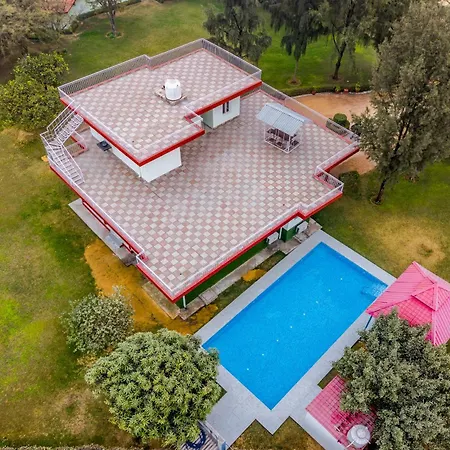 Alaya Stays 4Bhk Farmhouse With Pvt Pool & Garden - Manesar-3