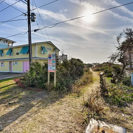 Colorful Cottage With Patio Across From The Beach!-3