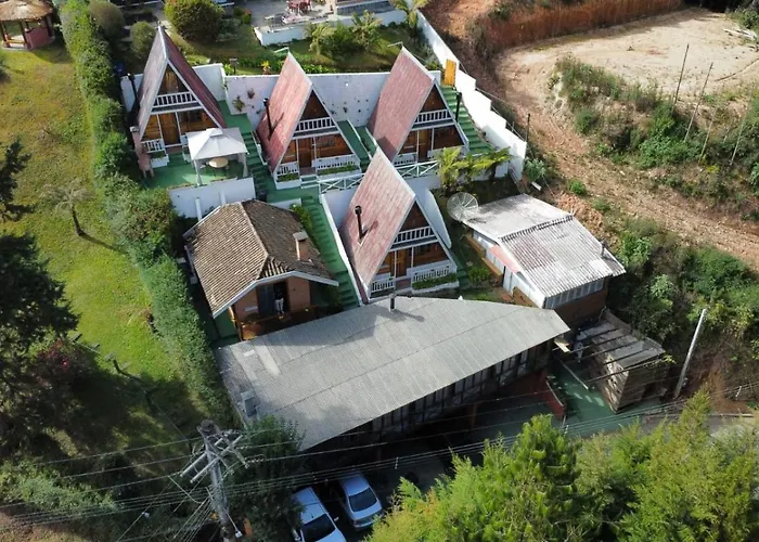 Villa Valentina chalés com lareira e churrasqueira